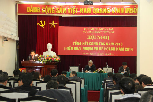 Cục Đường sắt Việt Nam tổ chức Hội nghị tổng kết công tác năm 2013 và triển khai nhiệm vụ, kế hoạch năm 2014