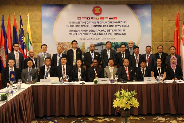 Hội nghị Nhóm công tác đặc biệt lần thứ 18 về kết nối tuyến đường sắt xuyên Á từ Singapore đến Côn Minh (Trung Quốc)